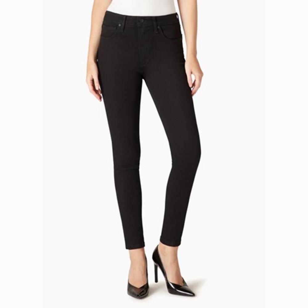 Joe's Jeans Solid Black Skinny Jeans Size 28